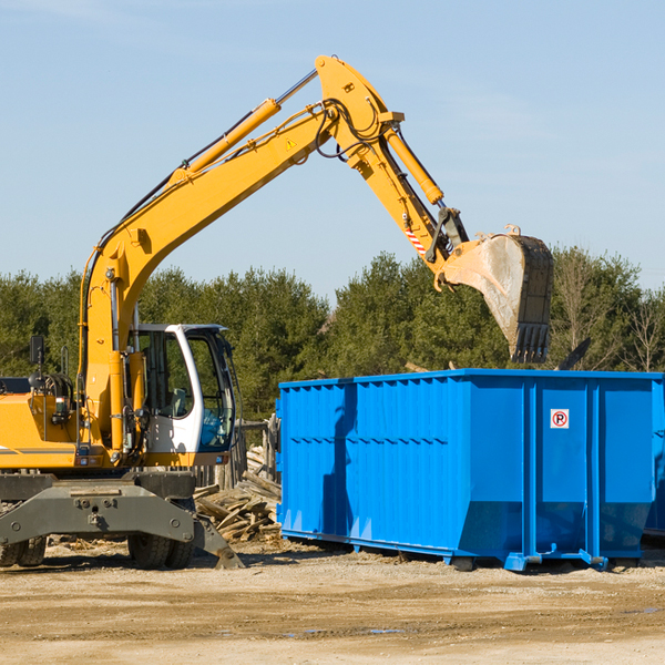 how many times can i have a residential dumpster rental emptied in Tintah